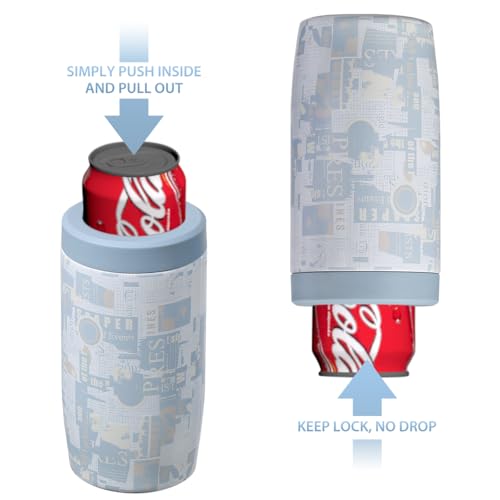 Image of Morefeel 4-in-1 Insulated Can Cooler for 12 oz Cans & Bottles