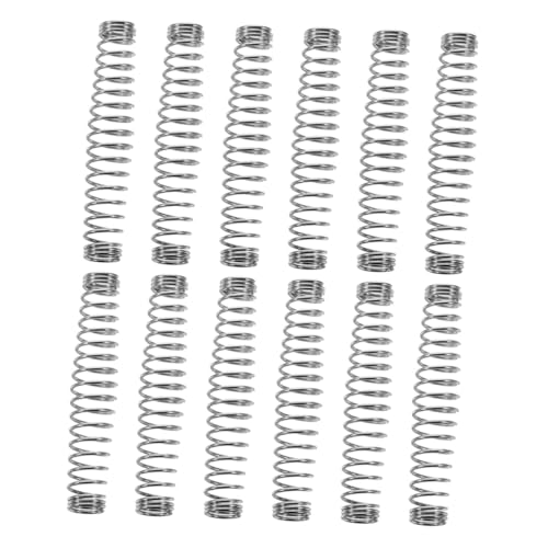 Lurrose 12 piezas Resortes para Tijeras de Podar de Acero Inoxidable Mecanismo de Rebote Rápido y Reducción de Ruido para Tijeras de Jardinería y Recorte de Árboles