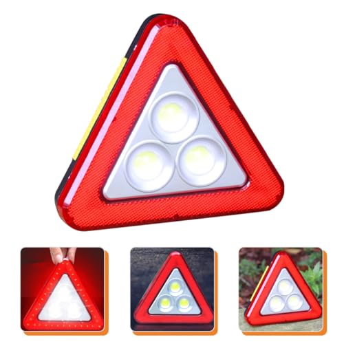 Triangle d'urgence LED 13cm et panneau de sécurité voiture