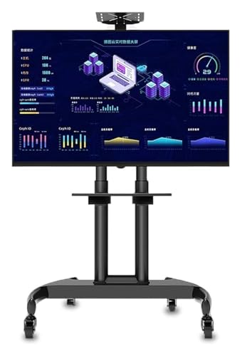 Soporte móvil para TV con ruedas, base universal miniatura 1