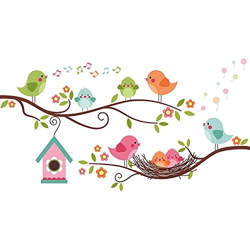 Okdeals OKDEALS-894143231 Bird And Tree Branch Wall Stickers thumb #7