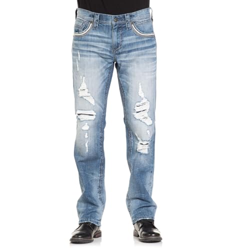 Affliction Men's Denim Jean Ace Ivan Inseam 34"3