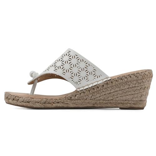 Sandale cage espadrille blanche 41 : finis les pieds fatigués en été