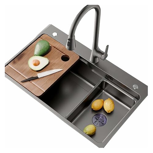 Évier de cuisine en acier inoxydable pour simplifier vos recettes en famille