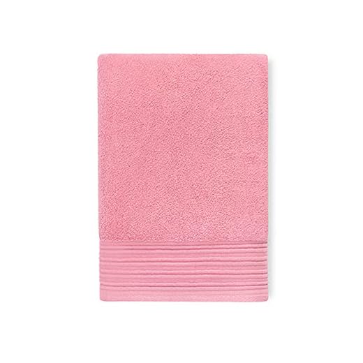 Kate Spade New York Scallop Pleat 610 GSM Terry 1 Piece Bath Towel, 30 x 56 Inches, 100% Cotton (Grapefruit soda)