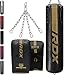 RDX 3PC Saco de Boxeo 4ft 5ft y Guantes para Entrenamiento, Relleno Kara Bolsa de Boxeo con Cadena para Muay Thai, MMA, Sparring, Kick Boxing, Artes Marciales, Punching Bag Set