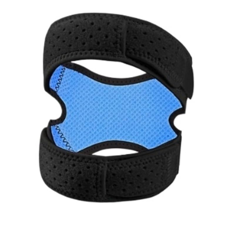 Adjustable Shock-absorbing Compression Knee Pads Breathable Silicone Fitness Equipment
