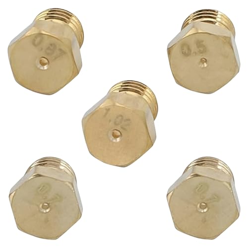 URYVAIW 5 Pcs Gicleur Gaz Butane Universels, Gicleur Gaz de Ville, Gicleur Gaz Butane, pour Plaque...