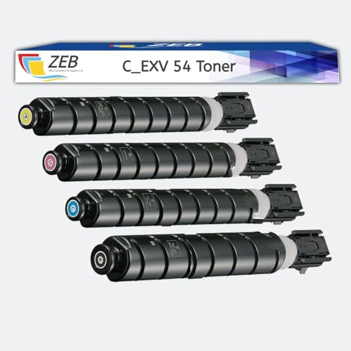 Toner C-EXV54 sans trace pour copieur Canon imageRUNNER C3125 ZEB