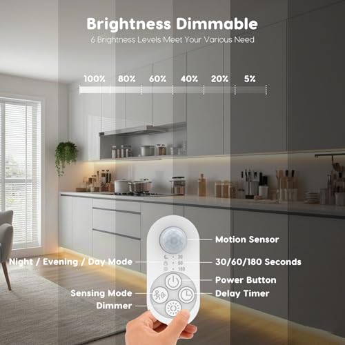 Tira LED con sensor doble para escaleras 1 metro miniatura 4