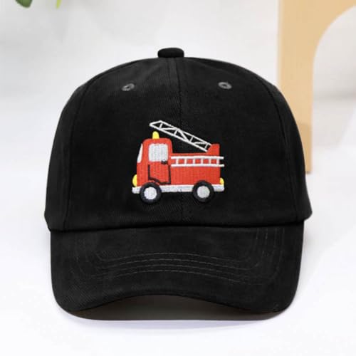 Cute Embroidery Kids Baseball Caps Adjustable Cotton Washed Baseball Hats for Boys Girls2