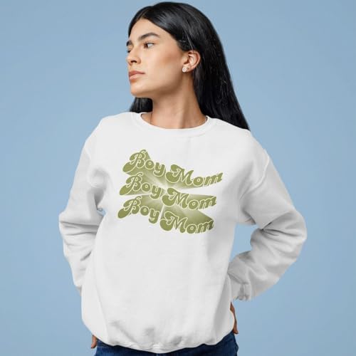 Boy Mom Sweater for Women, Gifts and Apparel for Mom Grandma, Crewneck Sweater for Mothers2
