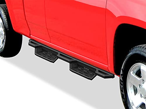 Tuxtreme Stainless Steel Pocket Steps Running Boards Side Bars Compatible with Ford Ranger Mazda B-Series 1999-2011 Super Cab 4-Door (Drilling Required)