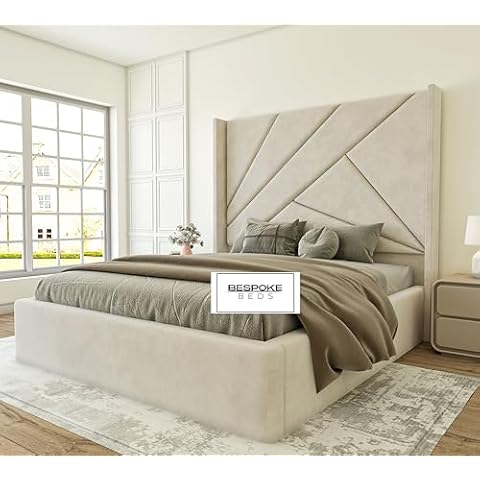 BESPOKE BEDS Plush Velvet Ottoman Bed Frame Cover