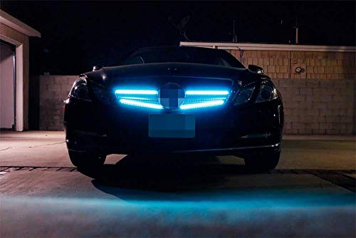 Ijdmtoy (4) Strip 12-Inch 7-Color Rgb 72-Led Knight Night Rider Scanner Lighting Bars W/Remote Compatible With Car Suv Truck, Etc #TOP4
