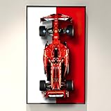 WETCEAOM Display Wallboard Compatible with Lego F1 Technic Ferrari SF-24 Car 42207 Wall Mount Display Frame, Model not Included! (31.5x19.7in)