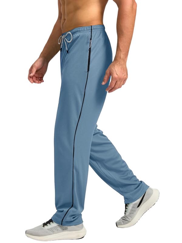 Image of Pinkmint Men's Combo Casual Trousers l Stylish Side Pocket with Zip l Lightweight & Comfortable Troser Pant for Summer (Pack of 2)