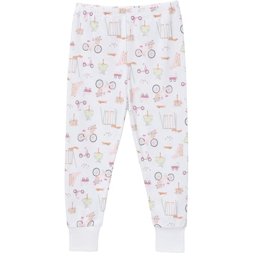 Gerber Baby Girls' Toddler Snug Fit 2-Piece Pajama Set, Playground, 12 Months - image 3