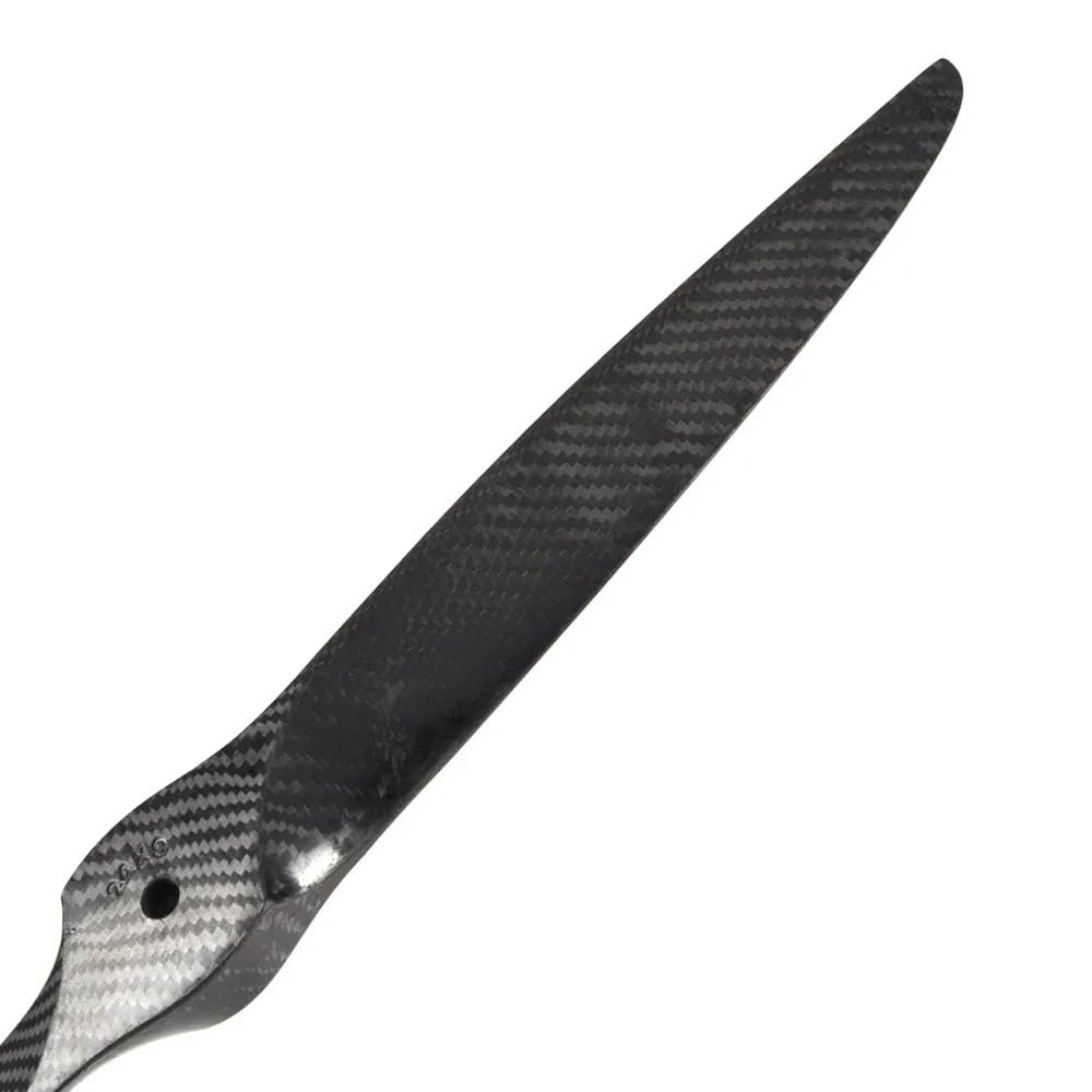 COMODO Part de reemplazo de Propeller de Fibra de Carbono para RC Fixed Wing Gas Plane Flight Repair Compatible con 19x8 19X10 20X8 22x10 23x9 23X9(19X10)