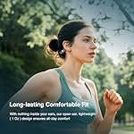 Bone Conduction Headphones, Open Ear Headphones Wireless Bluetooth with Mic, Superior Sound Running Headphones 10H Playtime, Comfortable Fit Waterproof for Music, Workouts, Travel - Image 3