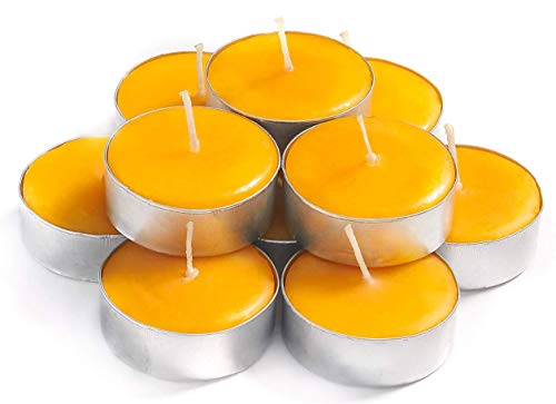 Sandalwood Candles Scented Candles Tea Lights Candles - Sandalwood Candle - 30 Pack - Sandalwood Candles Tea Lights with 3-4 Hour Burn Time Tea Candles - TeaLight Candles for Holiday, Wedding and Home