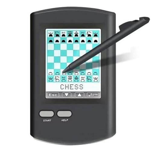 XoTiq Ajedrez electrónico táctil portátil, Pantalla LED, lápiz óptico, Modo de Aprendizaje AI para Principiantes y Jugadores avanzados, Regalos Ideales para Viajes y cumpleaños