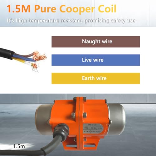 Vibromasseur industriel 50 kg pour éliminer les bulles d'air du béton sur table - 5