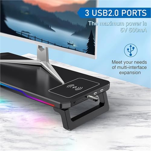 Support d'écran d'ordinateur D2 pour un bureau de télétravail ergonomique et ordonné