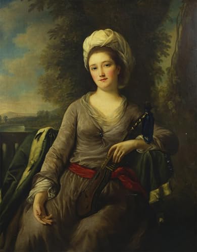Impression sur toile portrait de Mme Wells Nathaniel Dance Holland art