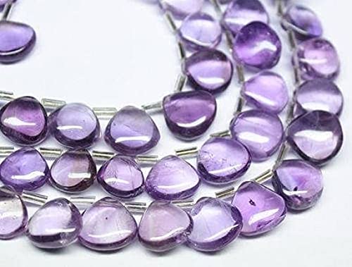 Perles améthyste rose en fil de 8 pouces pour fabriquer vos bijoux d'été personnalisés