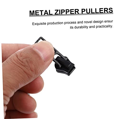 Sewroro 57 Pçs Zíper Puxar Zíper Substituição Final Alicate De Corte Zíper Fundo Parar Kit De Zíper