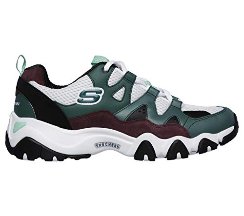 skechers d'lites 2 mens green