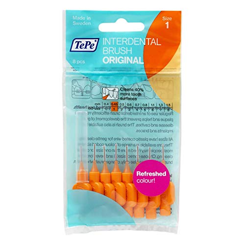 TePe brossettes interdentaires 0,45 mm orange (10 x 8 pc) 80 brossettes