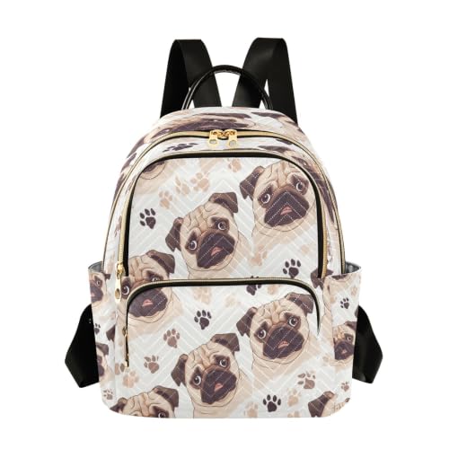 Mini sac à bandoulière empreinte de patte mignonne pour voyager léger