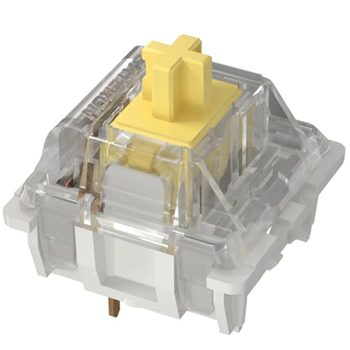 Commutateurs GATERON KS-9 LED RVB 3 broches au mouvement linéaire fluide pour touches MX
