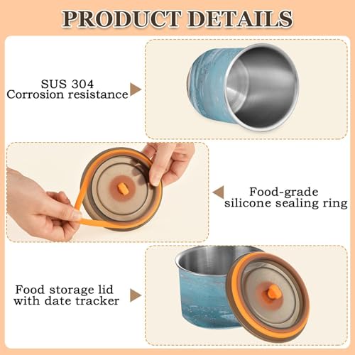 Envase Hermético de Acero Inoxidable para Café 500ml miniatura 4