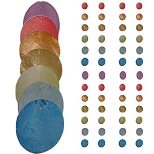 ART-CRAFT 4X Perlmutt Capiz Girlande CGSH-001