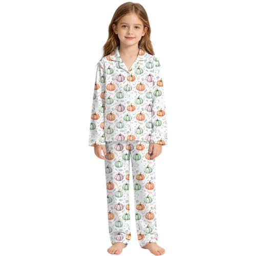 Pijama de Halloween para niñas en dos piezas con pantalón corto cómodo