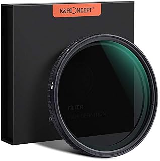 K&F Concept 58mm ND8 to ND128 Variable Neutral Density Filter Slim Fader ND
