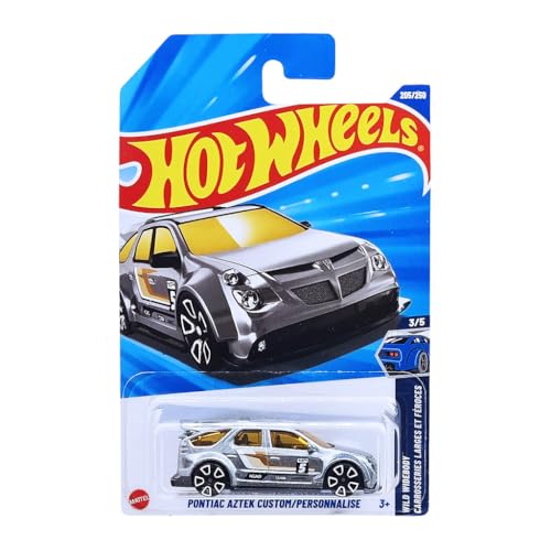 Image of Hot Wheels 1:64 Pontiac Aztek Custom Wild Widebody Ages 3 and Up 205 /250 (Grey)