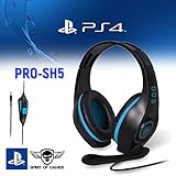 BEREIT FÜR EIN TOP 1? Mit seinen 40-mm-Lautsprechern bietet das Spirit of Gamer Pro-SH5-Headset einen kraftvollen Klang, der Sie in Ihr Spiel eintauchen lässt. Mit seinem 3,5-mm-Klinkenadapter wurde dieser Kopfhörer speziell für die PS4 entwickelt!