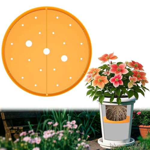 Insert rond pour grands pots de fleurs 35,6 cm avec drainage