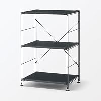 Amazon.co.jp: 無印良品 スチールユニットシェルフ・スチール棚セット