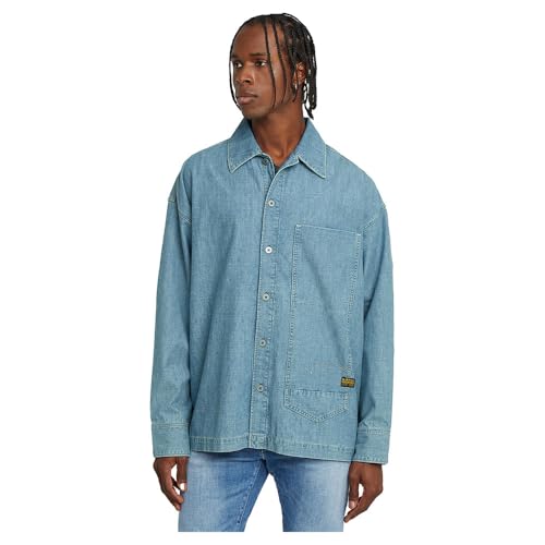 Camisa G-STAR Hombre Long Pocket de estilo urbano ideal para fines de semana