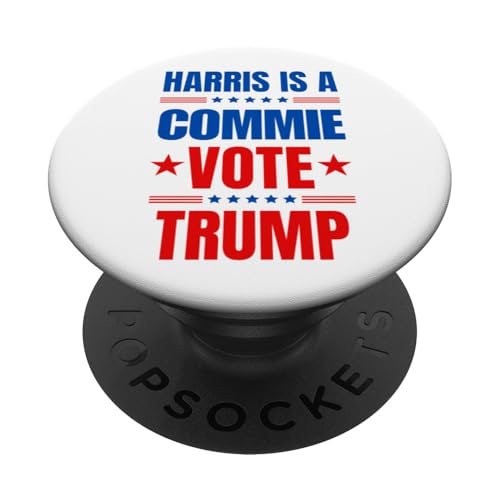 VOTE TRUMP REPUBLICAN DIVERTIDO HARRIS 2024 ELECCIÓN PopSockets PopGrip Adhesivo