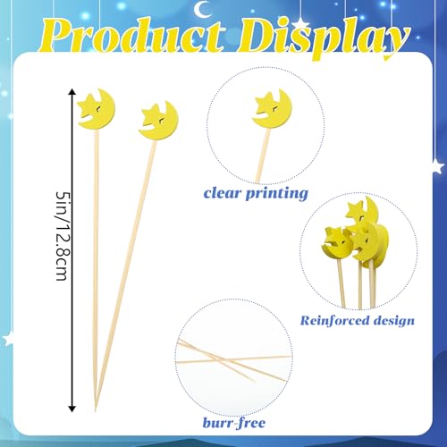 50% Off 200 Pcs Eid Mubarak Holiday Cocktail Toothpicks