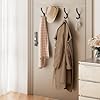 Latitude Run Heavy Duty Coat Rack Wall Mount - White Coat Hooks Wall Mounted For Sunglasses Jackets Hats Purse Dog Leashes Towels - Coat Hanger For E