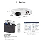 Epson EX3280 3-Chip 3LCD XGA Projector, 3,600 Lumens Color Brightness, 3,600 Lumens White Brightness, HDMI, Built-in Speaker, 15,000:1 Contrast Ratio () - Image 5
