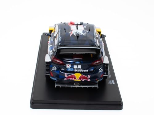 Modelo de coche a escala 1:24 OPO 10 compatible Ford Fiesta WRC miniatura 3