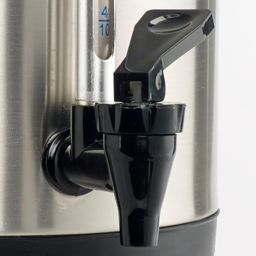 Winco Commercial Water Boiler and Dispenser, 1500W 4.2 Gallon / 100 Cup